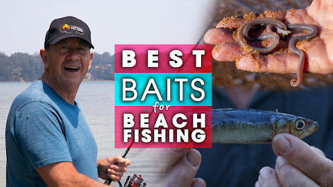 BEST BAITS for Beach Fishing ( COMPLETE GUIDE ) How to put them on your hook!