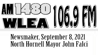 Wlea Newsmaker, September 8, 2021, Mayor John Falci