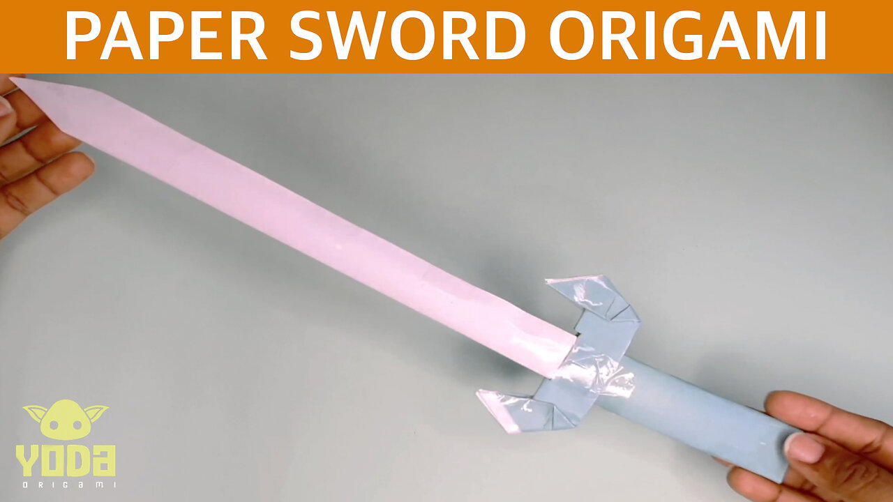 How To Make A Paper Sword Origami Easy And Step By Step Tutorial 