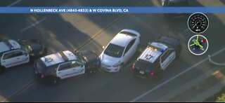 Police chase ends in Southern California