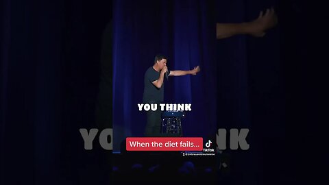 When the diet fails 🇮🇹 #jimbreuer #comedy #diet