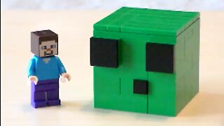 Lego Minecraft Slime Tutorial