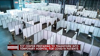 TCF enter preparing to transform into temporary hospital for COVID-19 patients