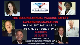 Second Annual Vaccine Safety Awareness Marathon - Trailer 2021