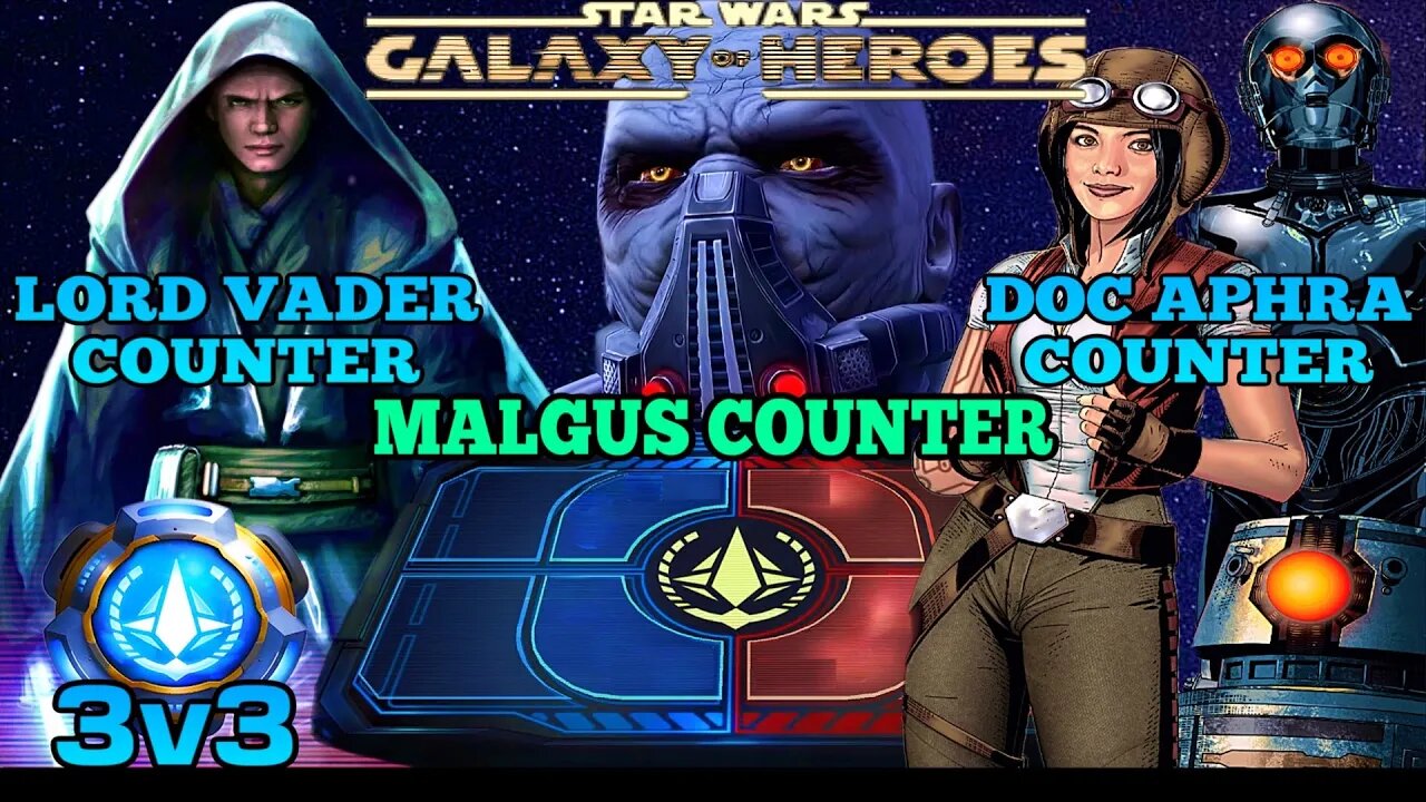 [3v3] LORD VADER COUNTER w/FENNEC SQUAD - MALGUS COUNTER w/501ST