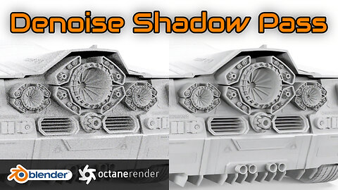Blender Tutorial - Octane Render - Denoise Shadow Pass