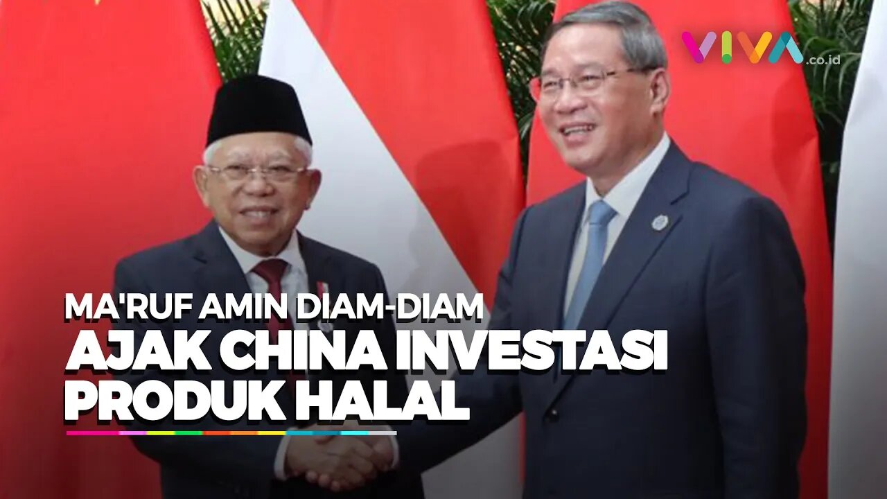 Wapres Maruf Amin Ajak China Berinvestasi Produk Halal Di Indonesia 2713