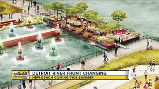 New beach coming to Detroit Riverfront this summer