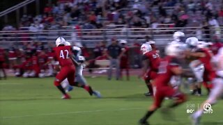 Fort Pierce high school football team hosts senior night early in face of uncertainty