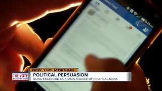 Study shows more people turning to Facebook for political news