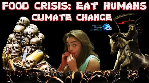Cannibalism: Food Crisis, Climate Change Eat Soylent Green. Cannibal Club Preparation For Human Meat