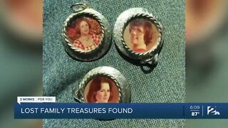 Lost family treasures found