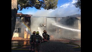 22 displaced after Las Vegas fire