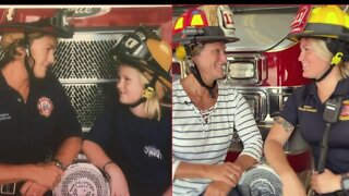 First female firefighter in Delray Beach now has firefighter daughter