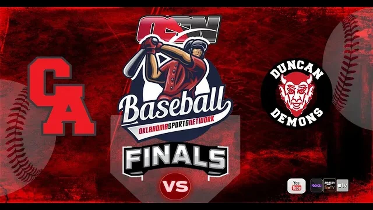 🔴LIVE OSSAA Regional Baseball Final Carl Albert vs Duncan 2023