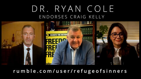 Dr Ryan Cole endorses Craig Kelly MP
