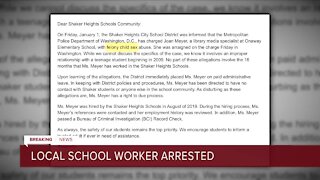 Shaker Heights City School District employee arrested on child sexual abuse charges in Washington, D.C.