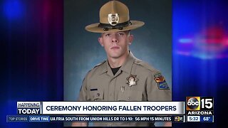 Ceremony honoring fallen DPS troopers