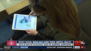 Social media may harm teenagers' mental health by increasing exposure to bullying, reducing sleep