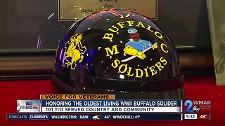 Community honors the oldest living WWII Buffalo Solider