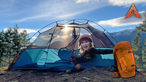 Cold Tent Winter Camping | Father and Son