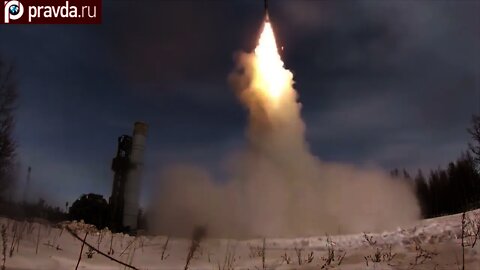 Russian S 400 missile system in action Triumf missile launch