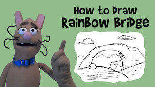 How to Draw Rainbow Bridge National Monument