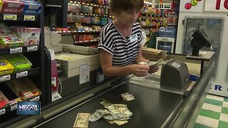 Money mystery at grocery store