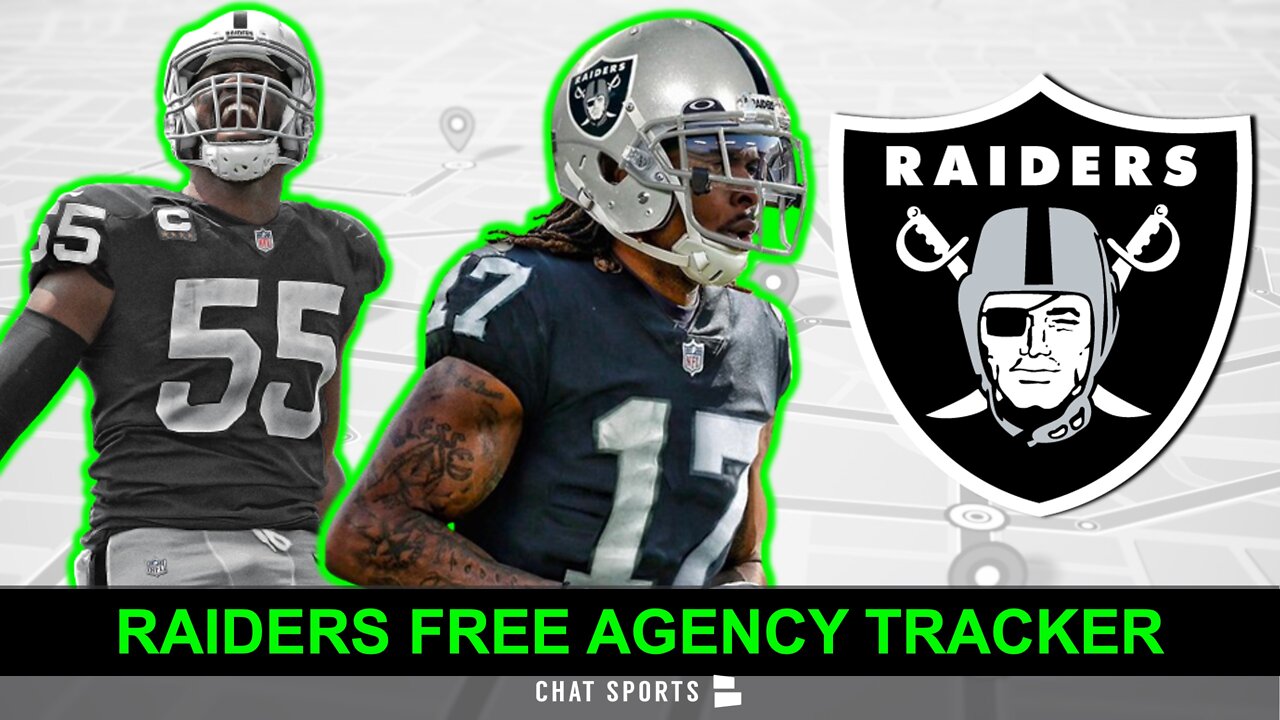 Raiders Free Agency Tracker Every NFL Free Agent The Las Vegas Raiders