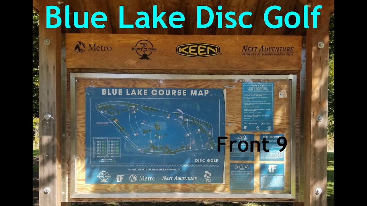 Blue Lake Disc golf (Front 9)