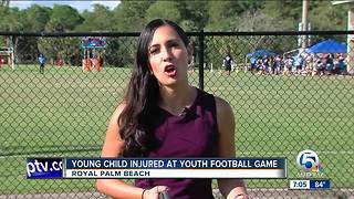 Child hurt during Little League football game