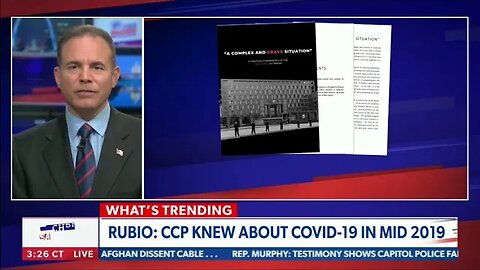 "Senator Rubio's report on COVID says it was most likely the result of a lab leak and the CCP knew"