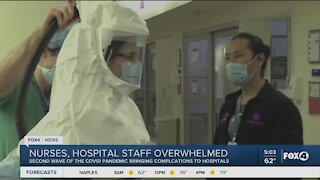 Healthcare workers overwhelmed