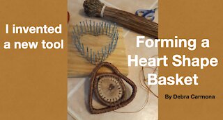Forming Heart Shape for Basket