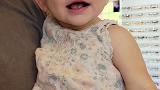 Baby Girl Reacts to Seeing Clearly for the First Time