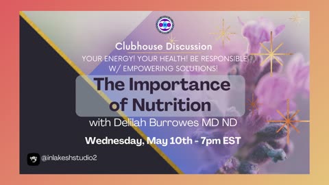 The Importance of Nutrition | Clubhouse Discussion