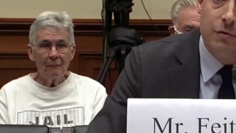 "Jail Fauci" Protesters at Covid Origins Congressional Hearing