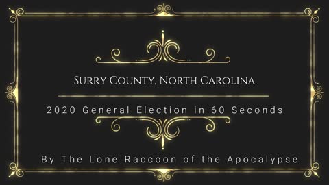 Surry County 2020 election in sixty Seconds (Corrected)