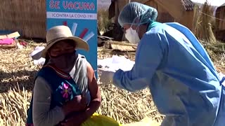 COVID vaccines reach remote village in Peru