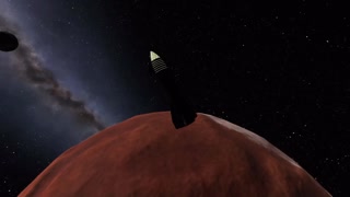 SpaceX Starship + Super Heavy Booster to Mars