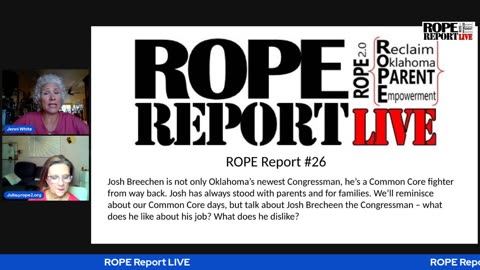 ROPE Report #26 - Congressman Josh Brecheen