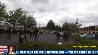 ANTIFA Attacks Protesters In Portland - PART 4
