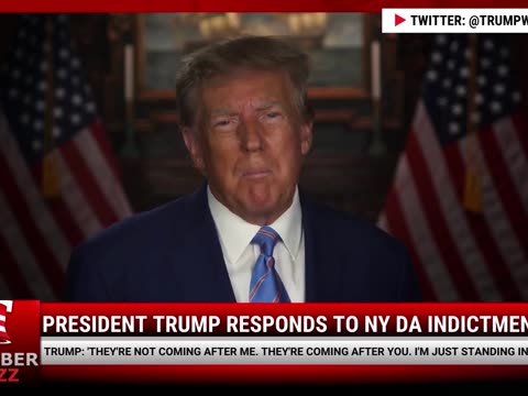 WATCH: President Trump Responds To NY DA Indictment