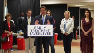 Gov DeSantis Opens New Monoclonal Antibody Treatment State Sites in Alachua and St. Lucie Counties