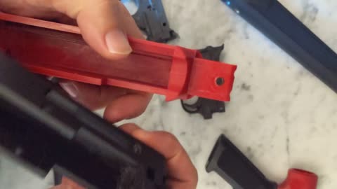 3D printed Ruger 10/22 receivers from Ivan the troll and AWCY L-X22
