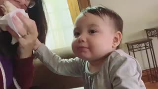 Baby Gets Adorably Frustrated When Pranked By Mom