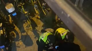BBC reporter Edward Lawrence arrested and dragged to the group by CCP officers in Shanghai
