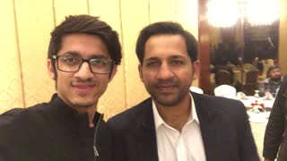 saifi bhai with haider ali khan sarfaraz ahmed cricket