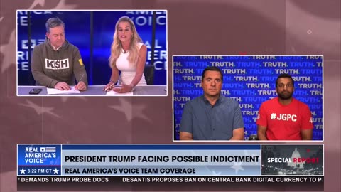 Kash Patel & Devin Nunes discuss President Trump facing possible indictment.