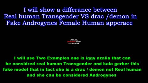 Androgynous Fake humans AKA demons VS real Transgender human